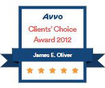Avvo Badge Clients Choice James Oliver