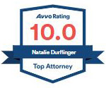 Avvo Badge 10 Natalie Durflinger Top Attorney