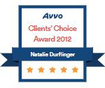 Avvo Badge Natalie Durflinger Clients Choice